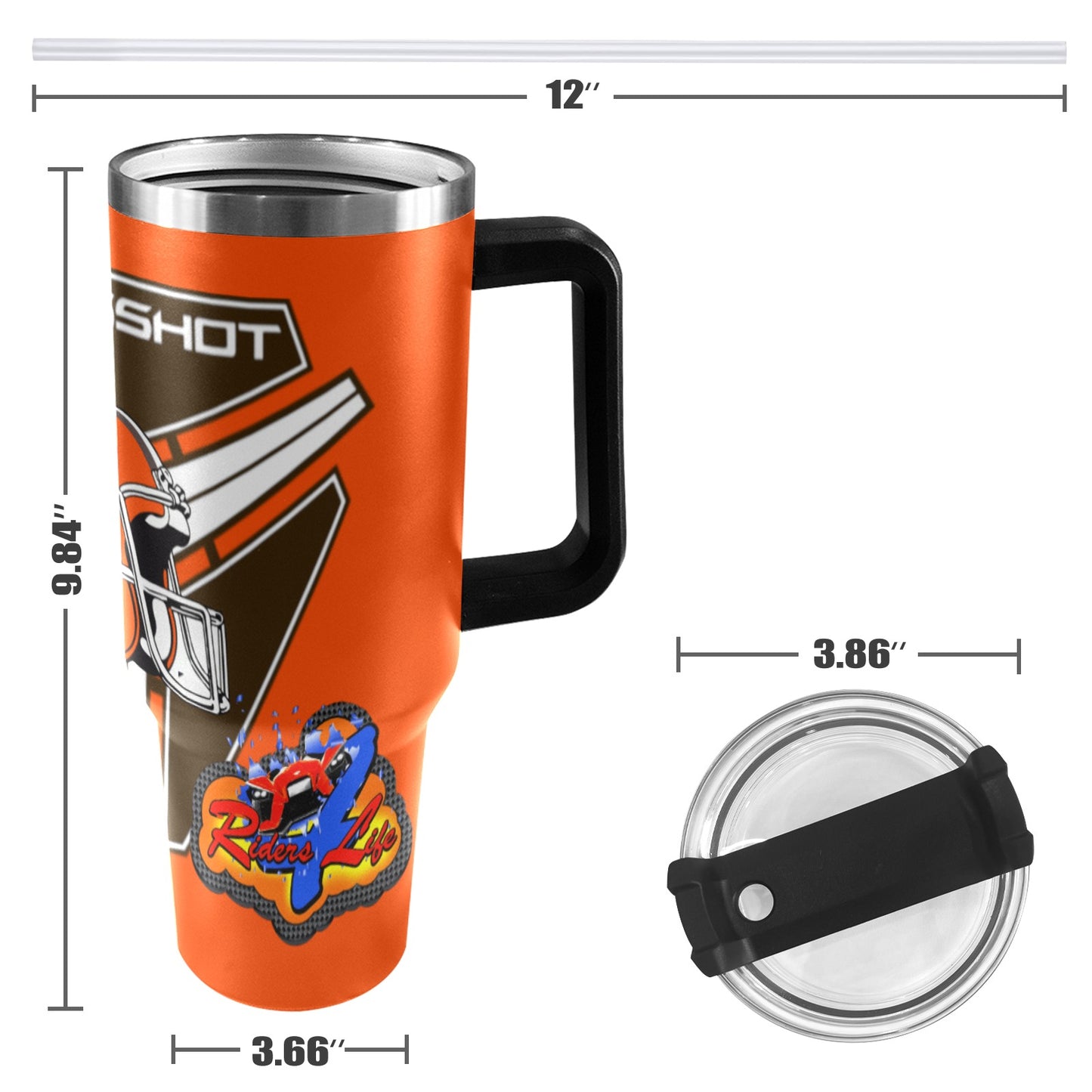 R4L BROWNS 40OZ TUMBLER 2025
