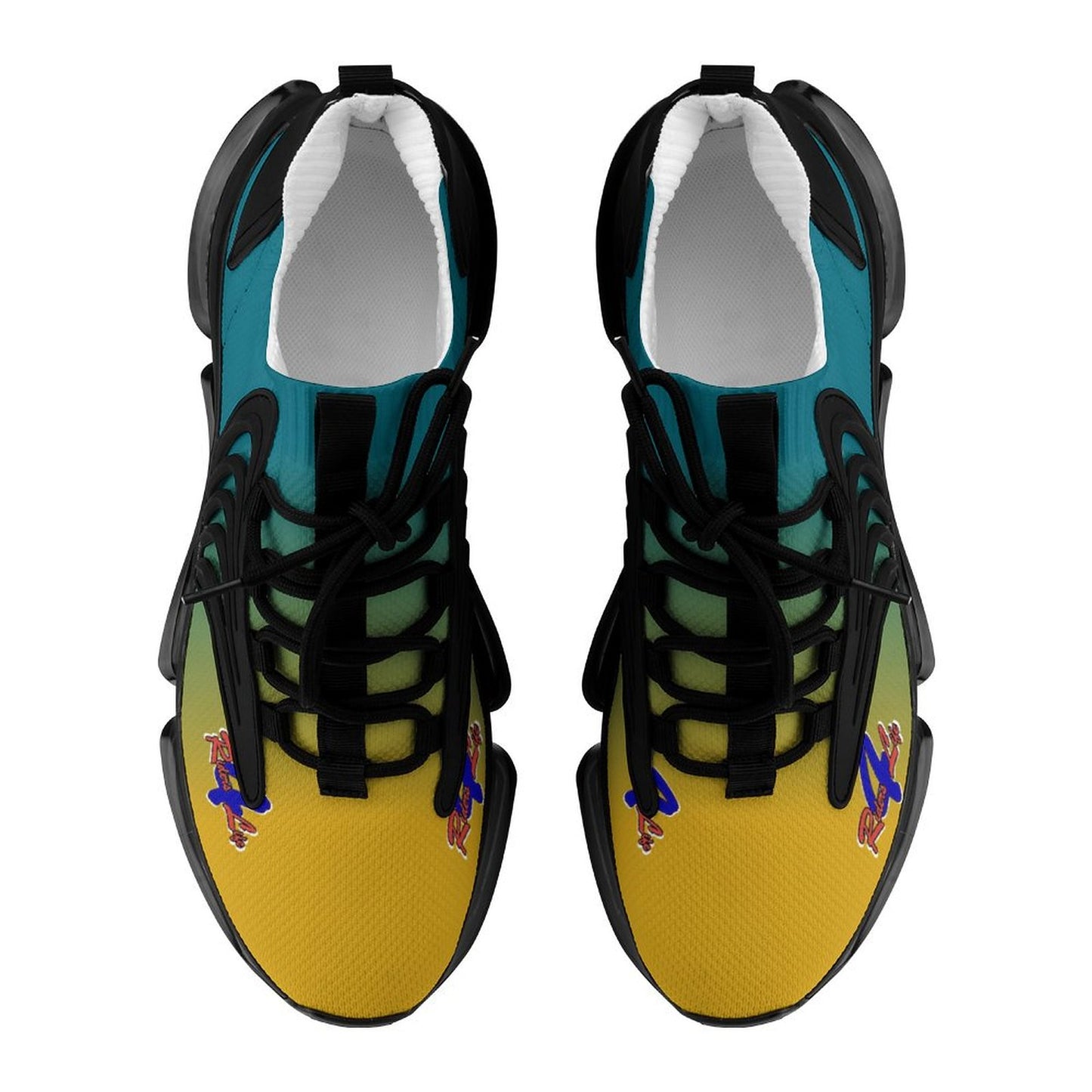 R4L Mesh Sneakers - Yellow/Torquoise