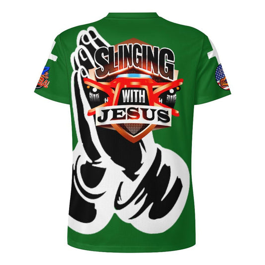 R4L Protected by Prayer Ice Silk Tee- Grn