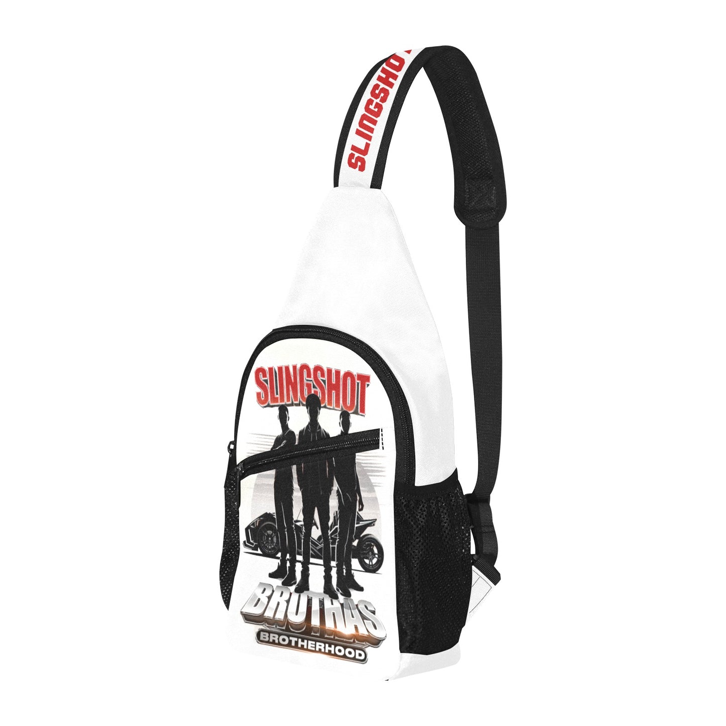 R4L Slingshot Brothas Crossbody Bag White