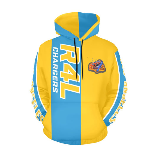 R4L Chargers Heavyweight Dry Fit Hoodie