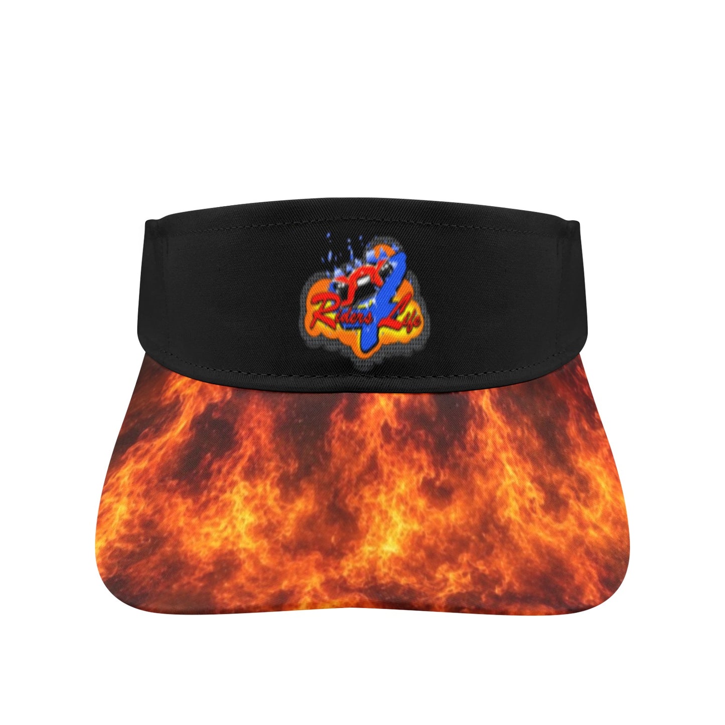 R4L Visor Orange Flame