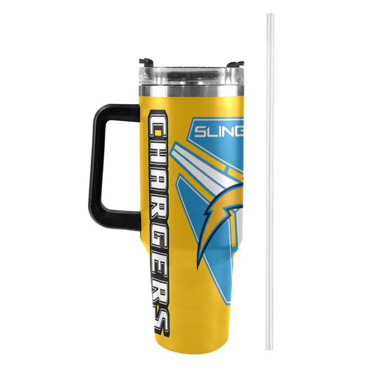 R4L CHARGERS 40OZ TUMBLER 2025