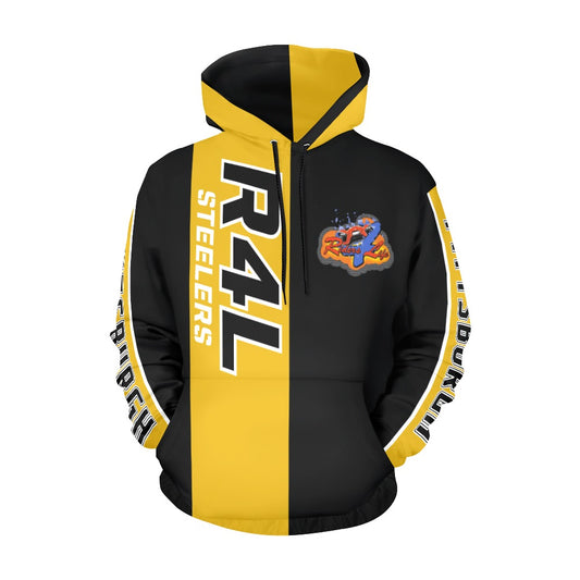 R4L Steelers Heavyweight Dry Fit Hoodie