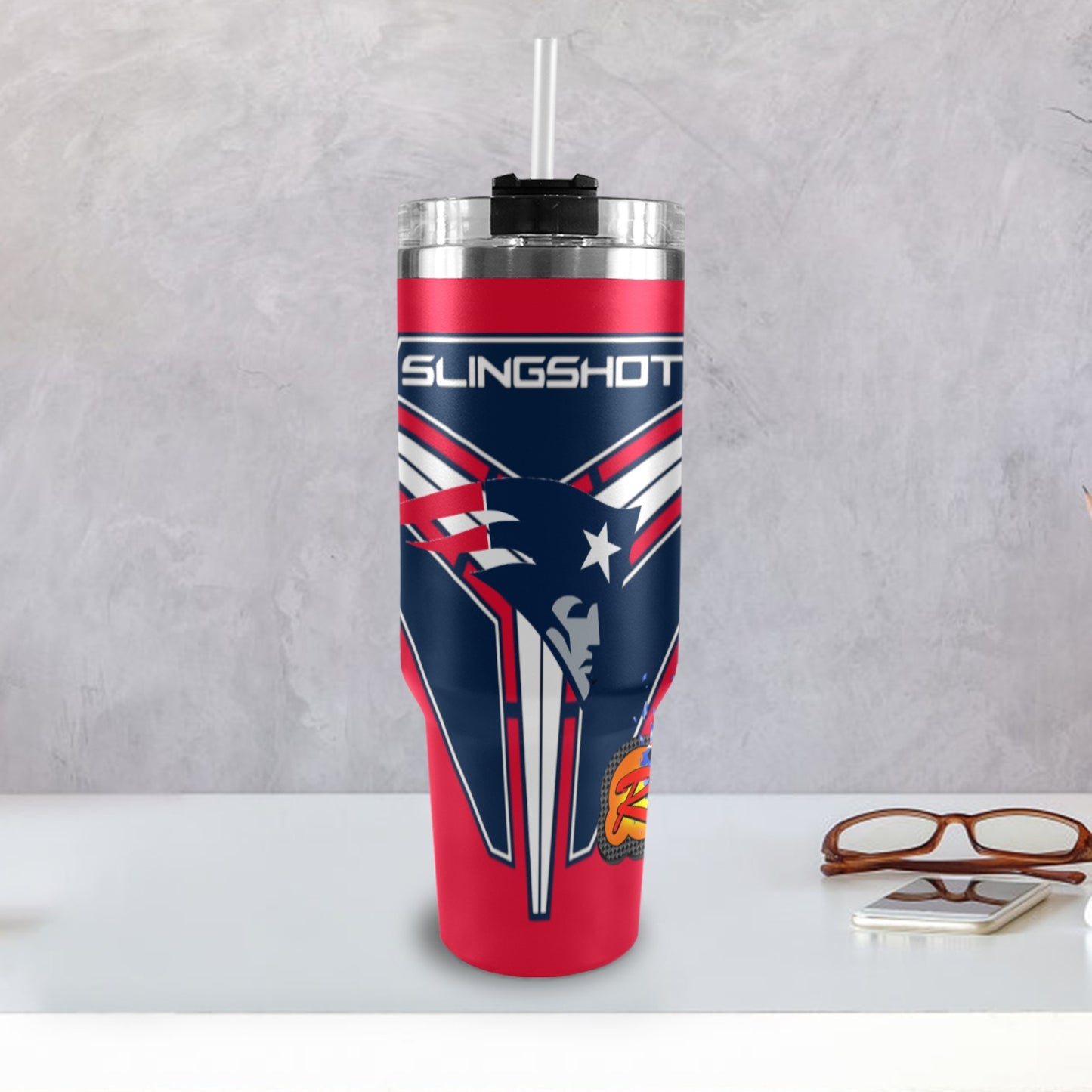 R4L PATRIOTS 40OZ TUMBLER 2025