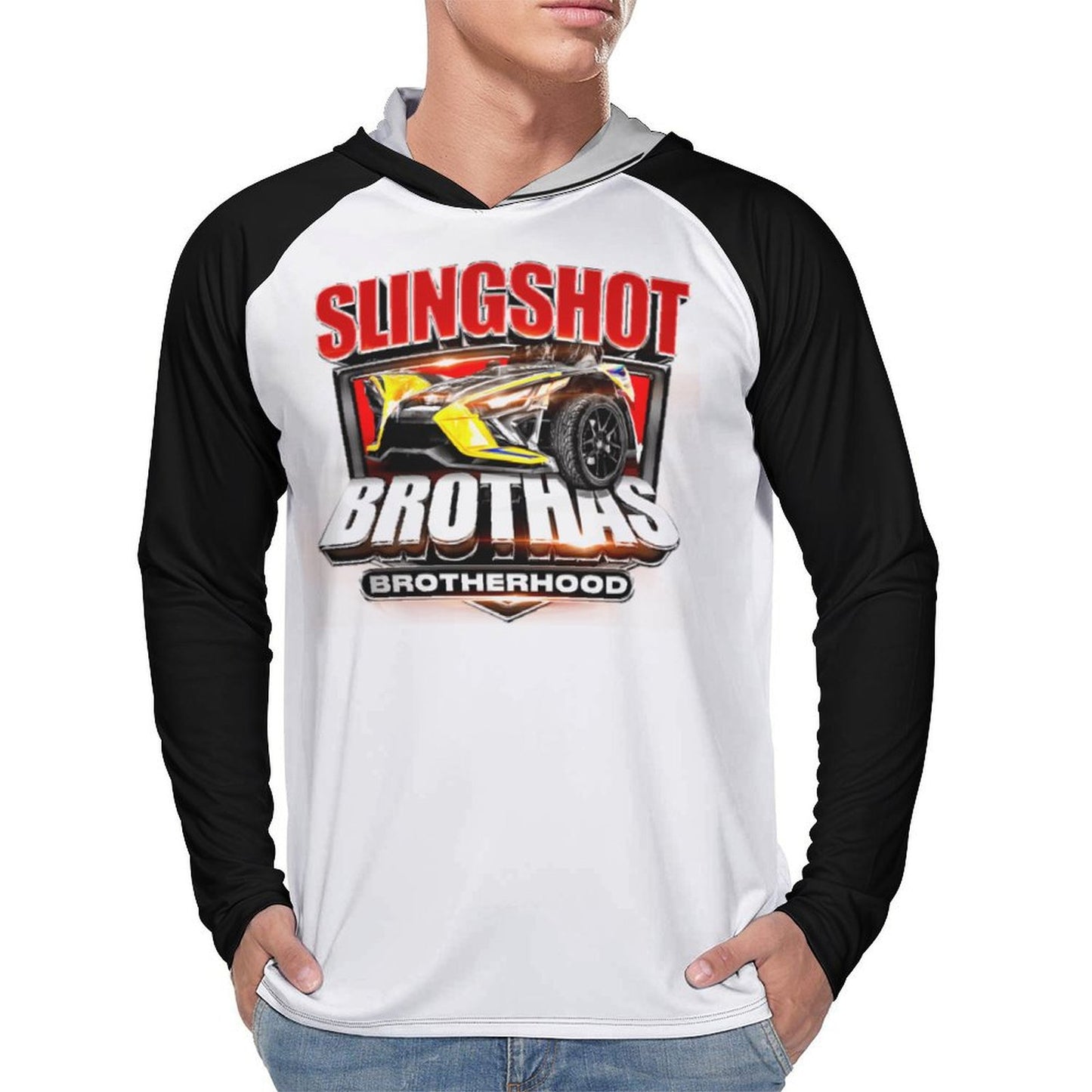 Slingshot Brothas Long Sleeve Sun Protection Hoodie - Blk