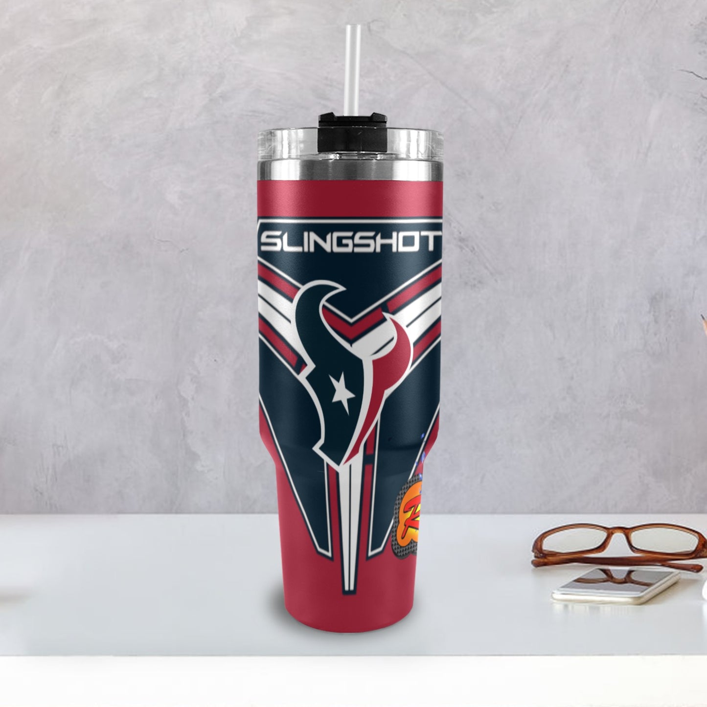 R4L TEXANS 40OZ TUMBLER 2025