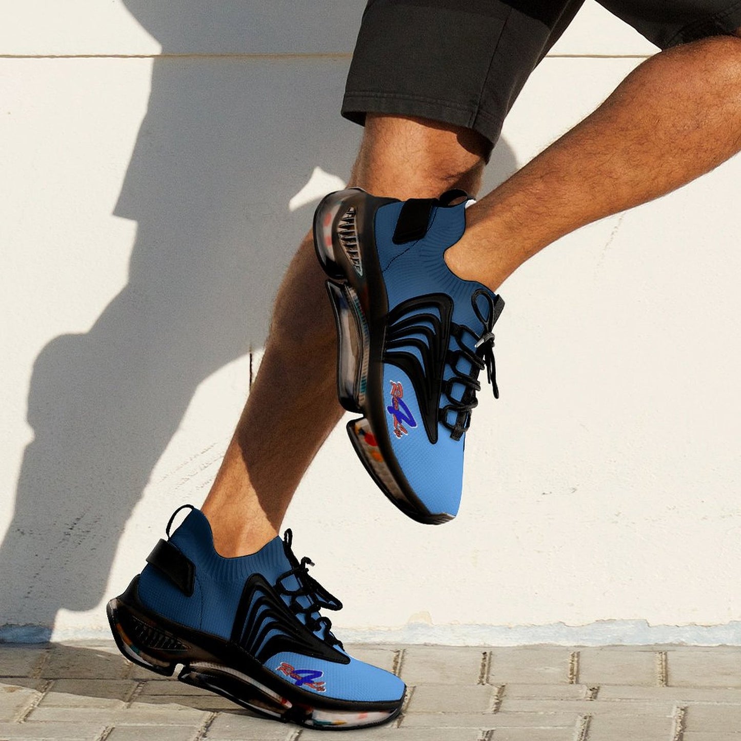R4L Mesh Sneakers - Sky Blu/Drk Blu