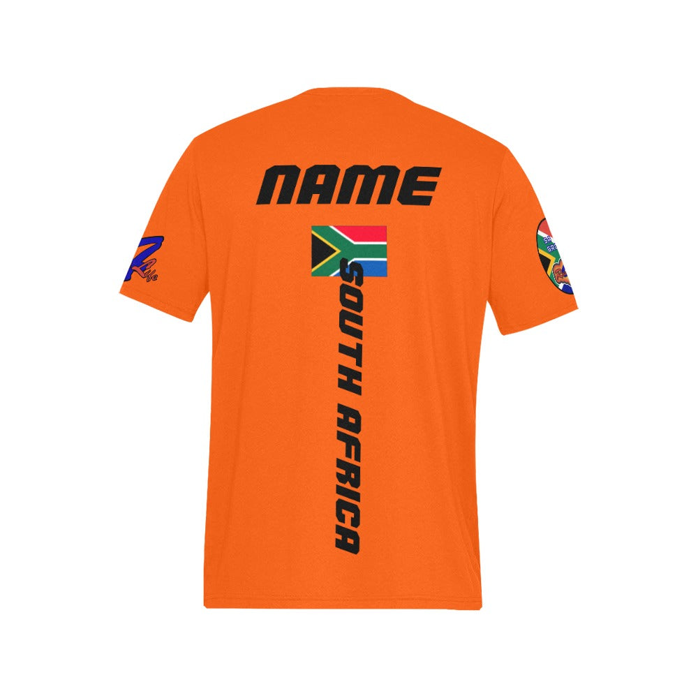 R4L South Africa Tees - Blk SS - Add Your Name - 9 Colors