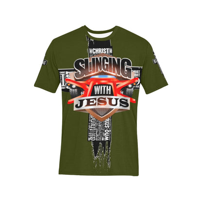 R4L Slinging with Jesus Casual Tees - 11 Colors