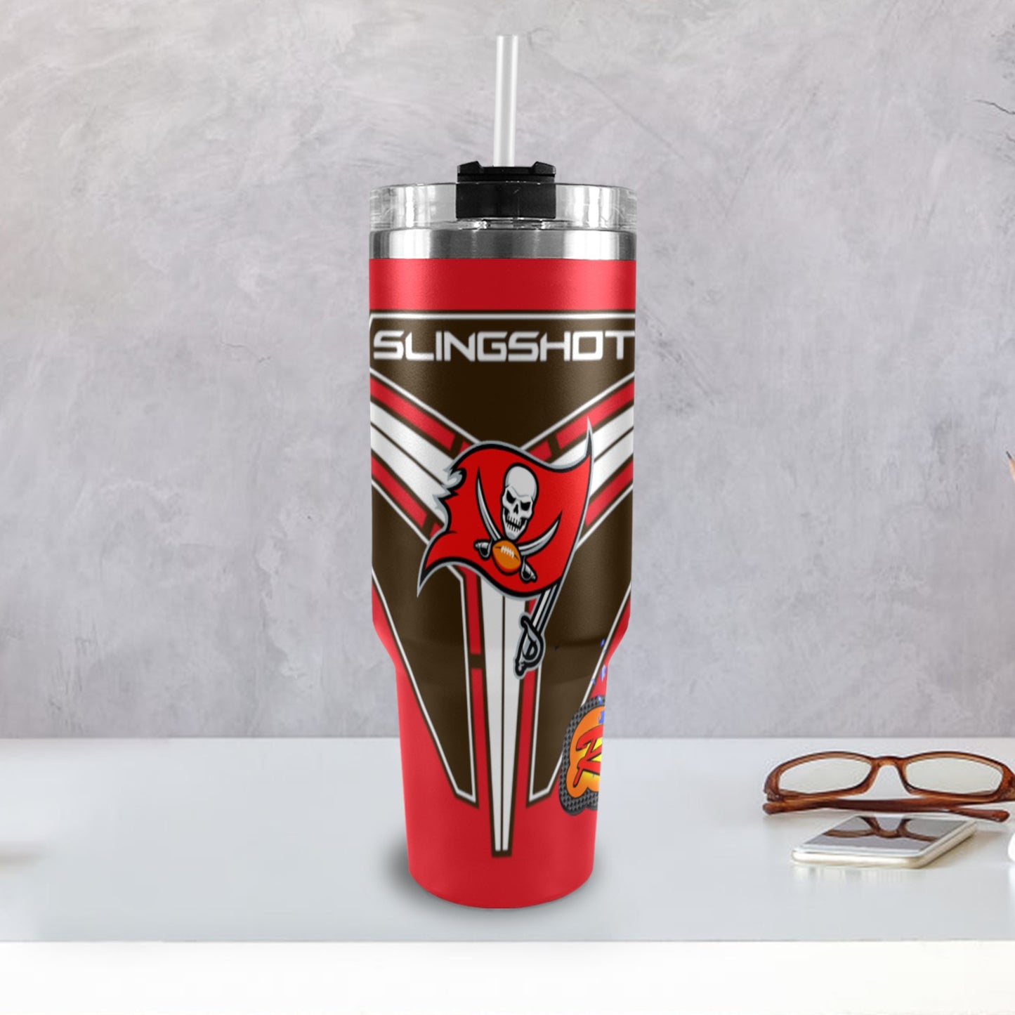 R4L 40OZ BUCCANEERS TUMBLER 2025