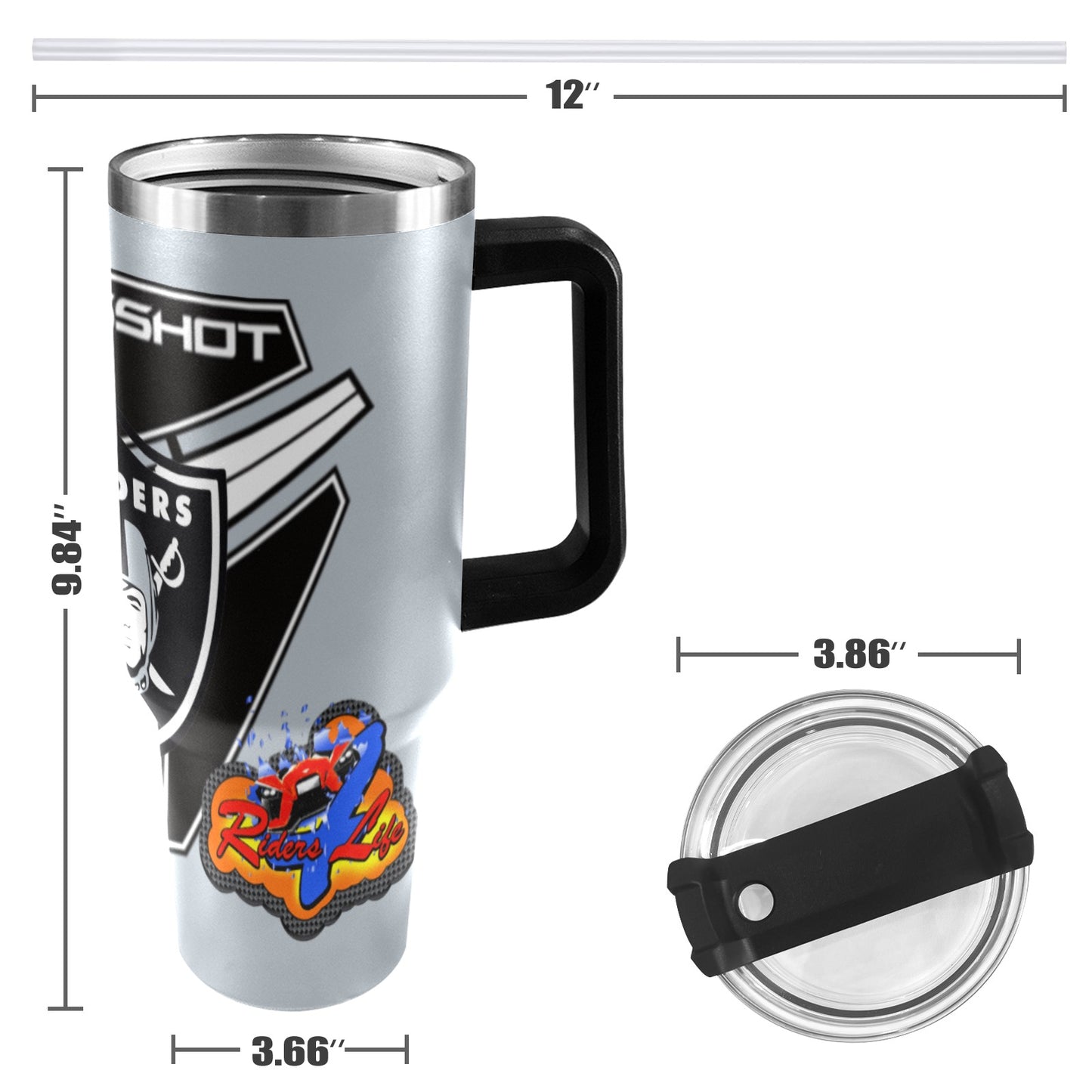R4L RAIDERS 40OZ TUMBLER 2025