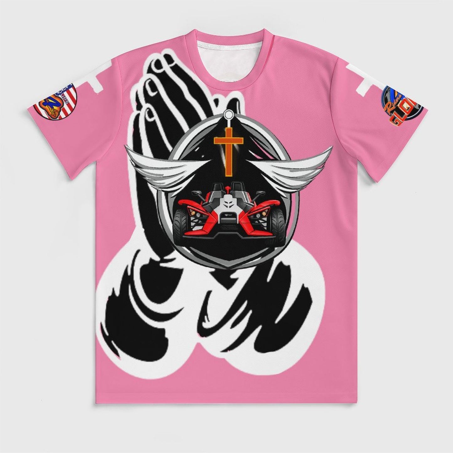 R4L Protected by Prayer Ice Silk Tee- Pnk