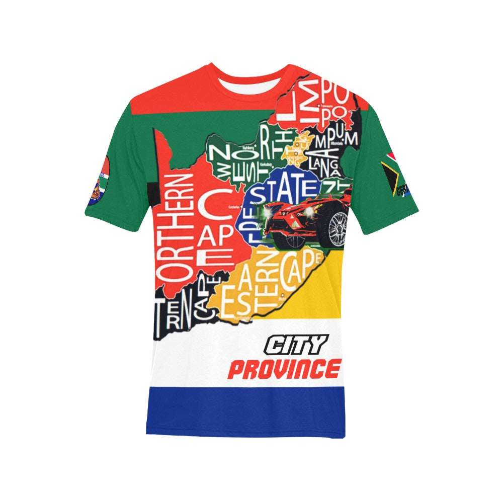 R4L South Africa Customizable Casual Tee - Add your City, Province and Name