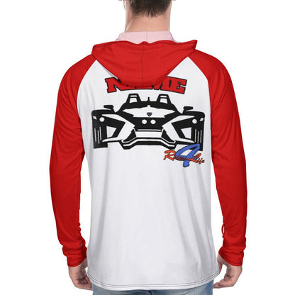 Slingshot Brothas Long Sleeve Sun Protection Hoodie - Red