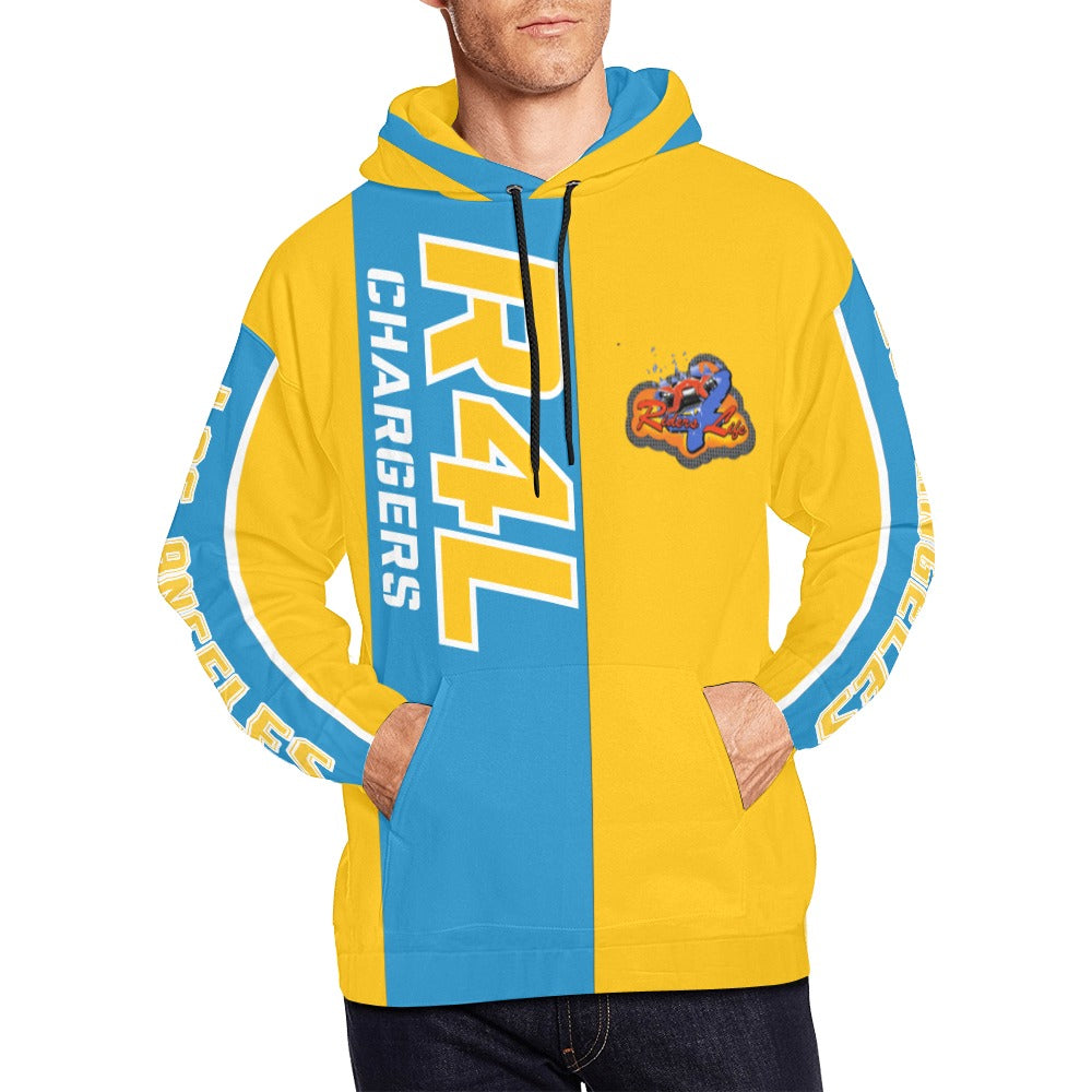 R4L Chargers Heavyweight Dry Fit Hoodie