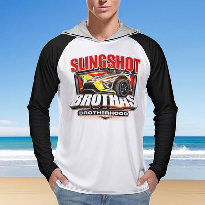 Slingshot Brothas Long Sleeve Sun Protection Hoodie - Blk
