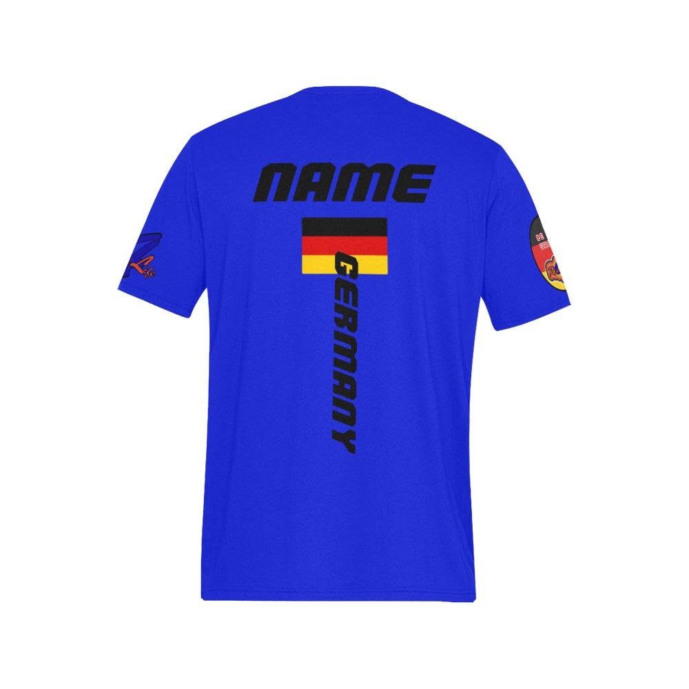 R4L Customizable Germany Tee - Black SS - Add Your Name - 9 Colors