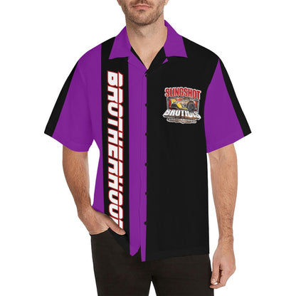 R4L Slingshot Brothas Short Sleeve Casual Button Down Shirt - 7 Colors