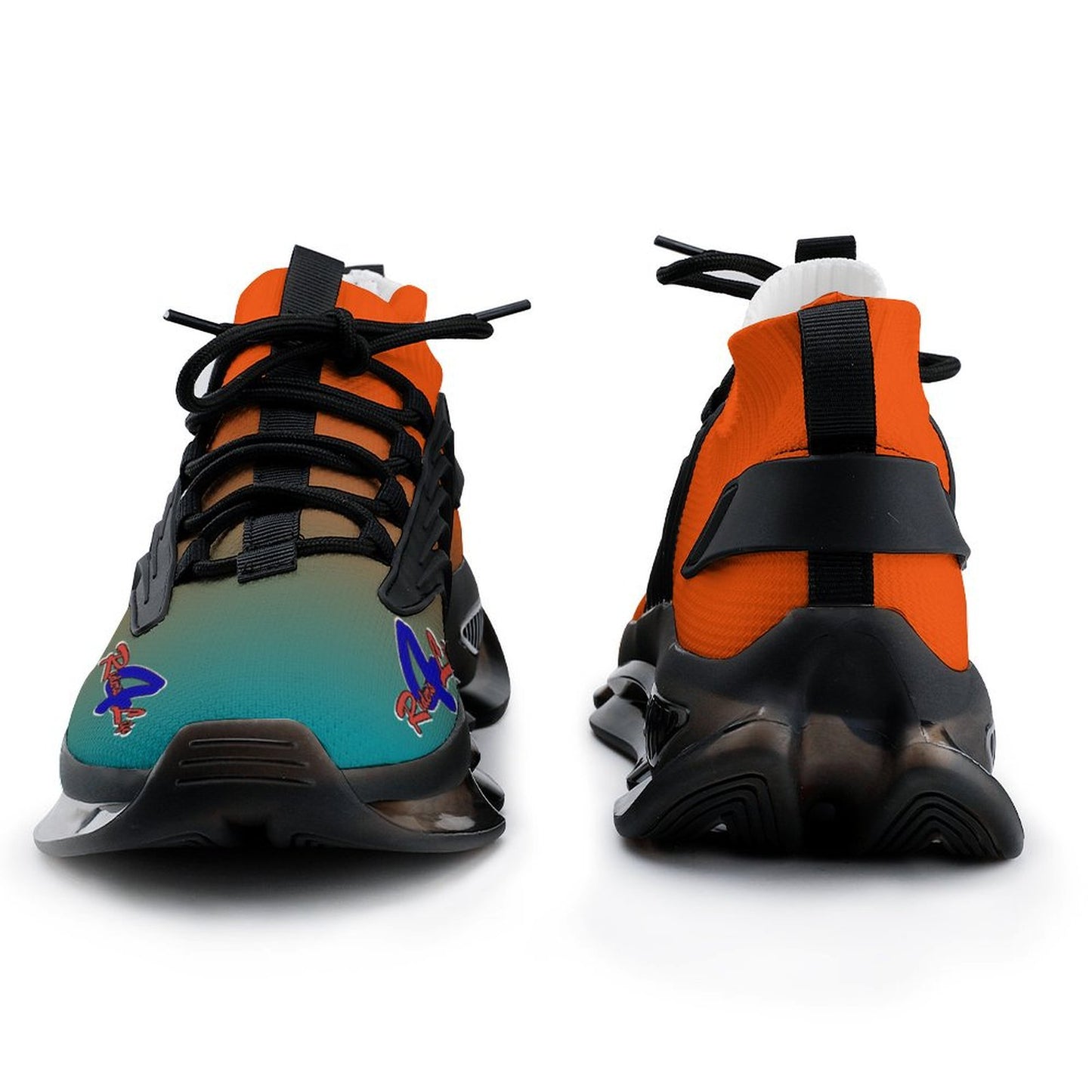 R4L Mesh Sneakers - Torquoise/Orange