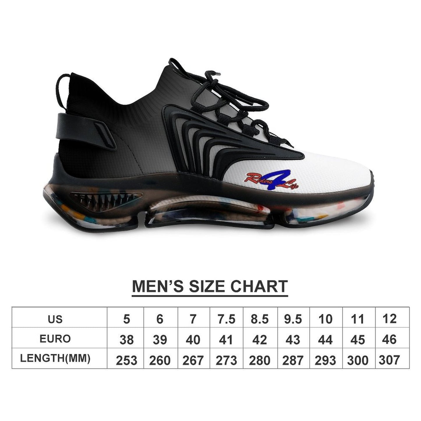 R4L Mesh Sneakers - Wht/Blk