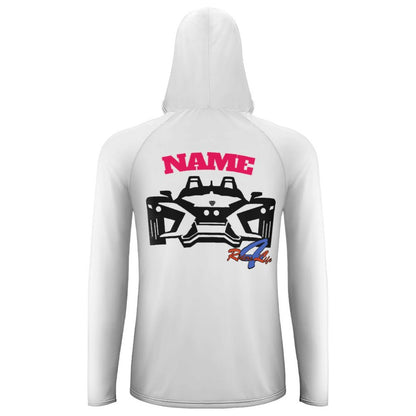 Slingshot Divas Long Sleeve Sun Protection Hoodie - White