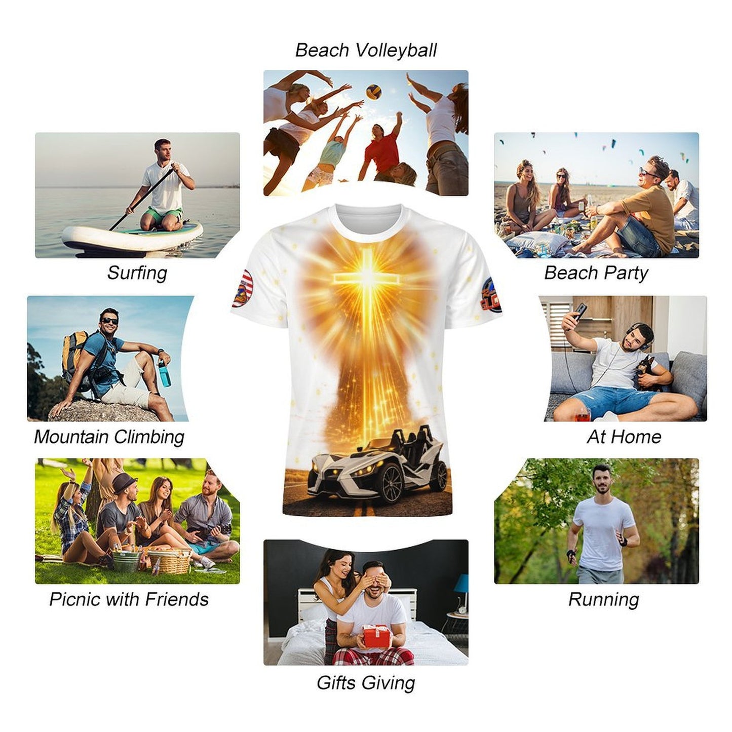 R4L Protected Rider Ice Silk Tee - Wht