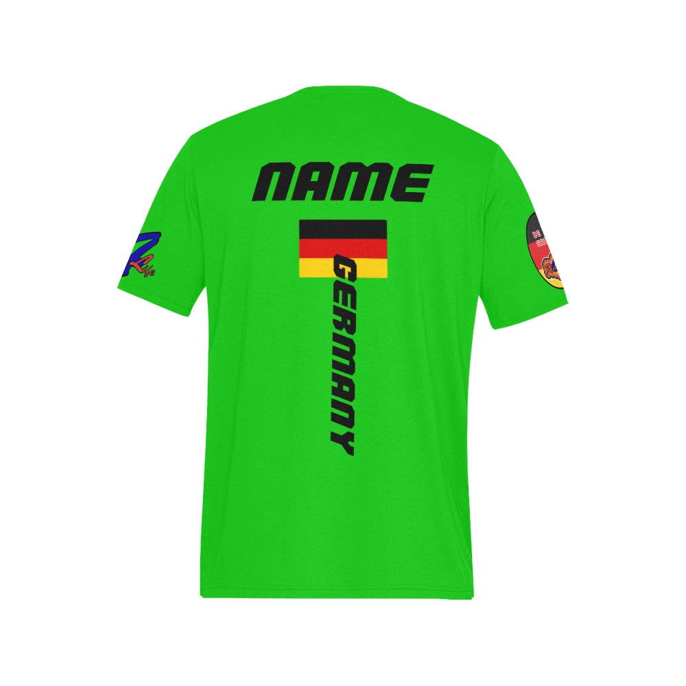 R4L Customizable Germany Tee - Black SS - Add Your Name - 9 Colors