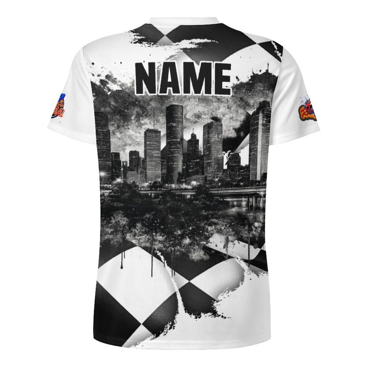 R4L Monochrome Cityscape Ice Silk Tee - Slingshot