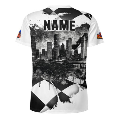 R4L Monochrome Cityscape Ice Silk Tee - Slingshot