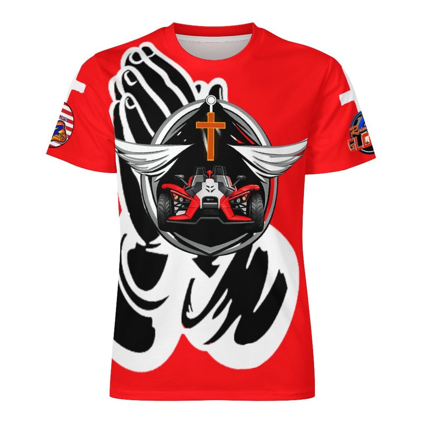 R4L Protected by Prayer Ice Silk Tee- Red