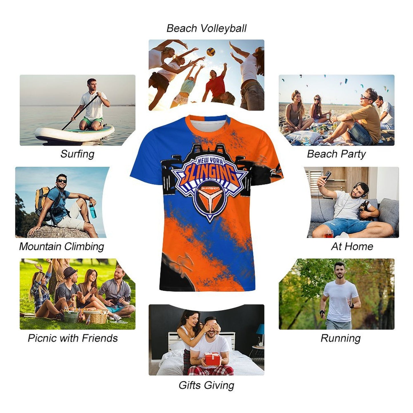 R4L Knicks Ice Silk Tee