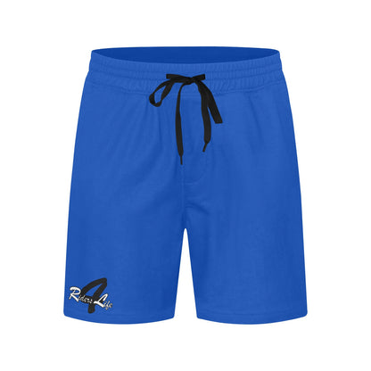 R4L Mens Knicks Men's Mid-Length Casual Shorts Blue