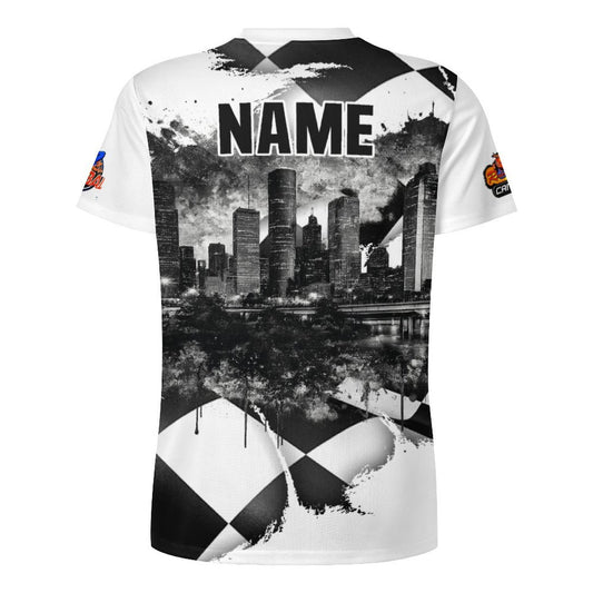 R4L Monochrome Cityscape Ice Silk Tee - Can Am