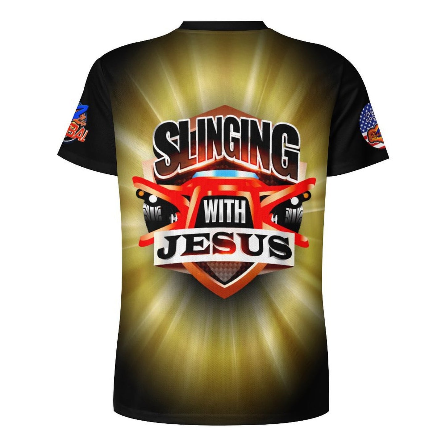 R4L Ride with Faith Ice Silk Tee - Blk