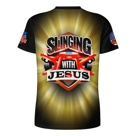 R4L Ride with Faith Ice Silk Tee - Blk