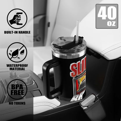 R4L Slingshot Brothas 40oz Stainless Steel Stanley Mug 40oz Tumbler with Black Handle