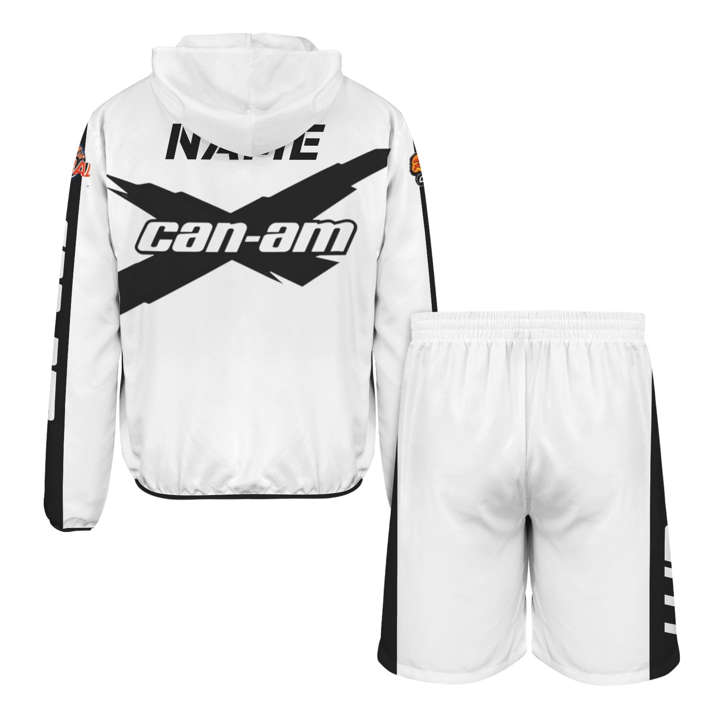 R4L 2 Piece Customizable Sun Blocking Microweight Hoodie & Shorts Set