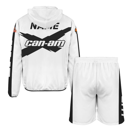 R4L 2 Piece Customizable Sun Blocking Microweight Hoodie & Shorts Set