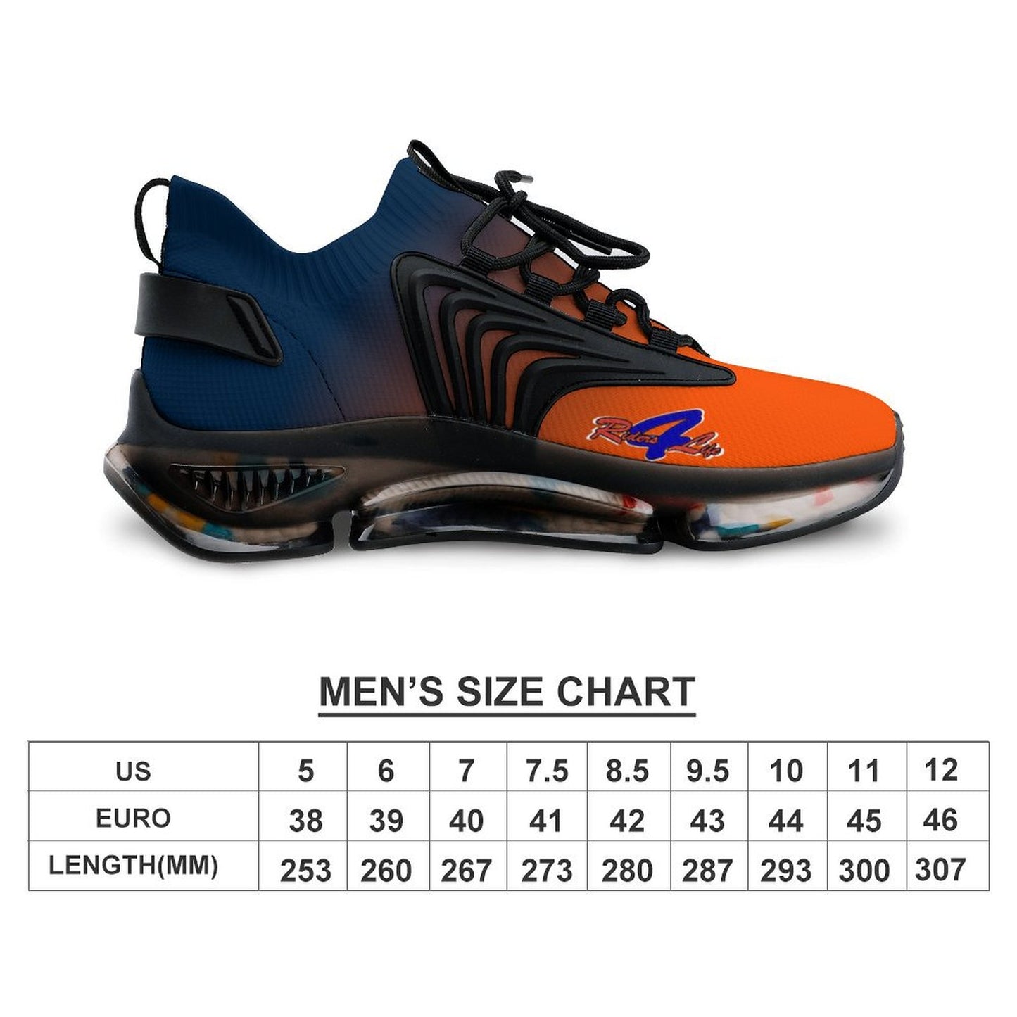 R4L Mesh Sneakers - Org/Blu
