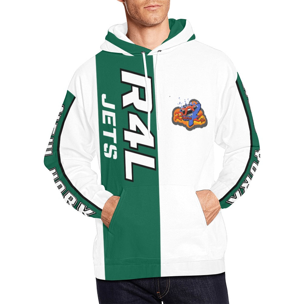 R4L Jets Heavyweight Dry Fit Hoodie