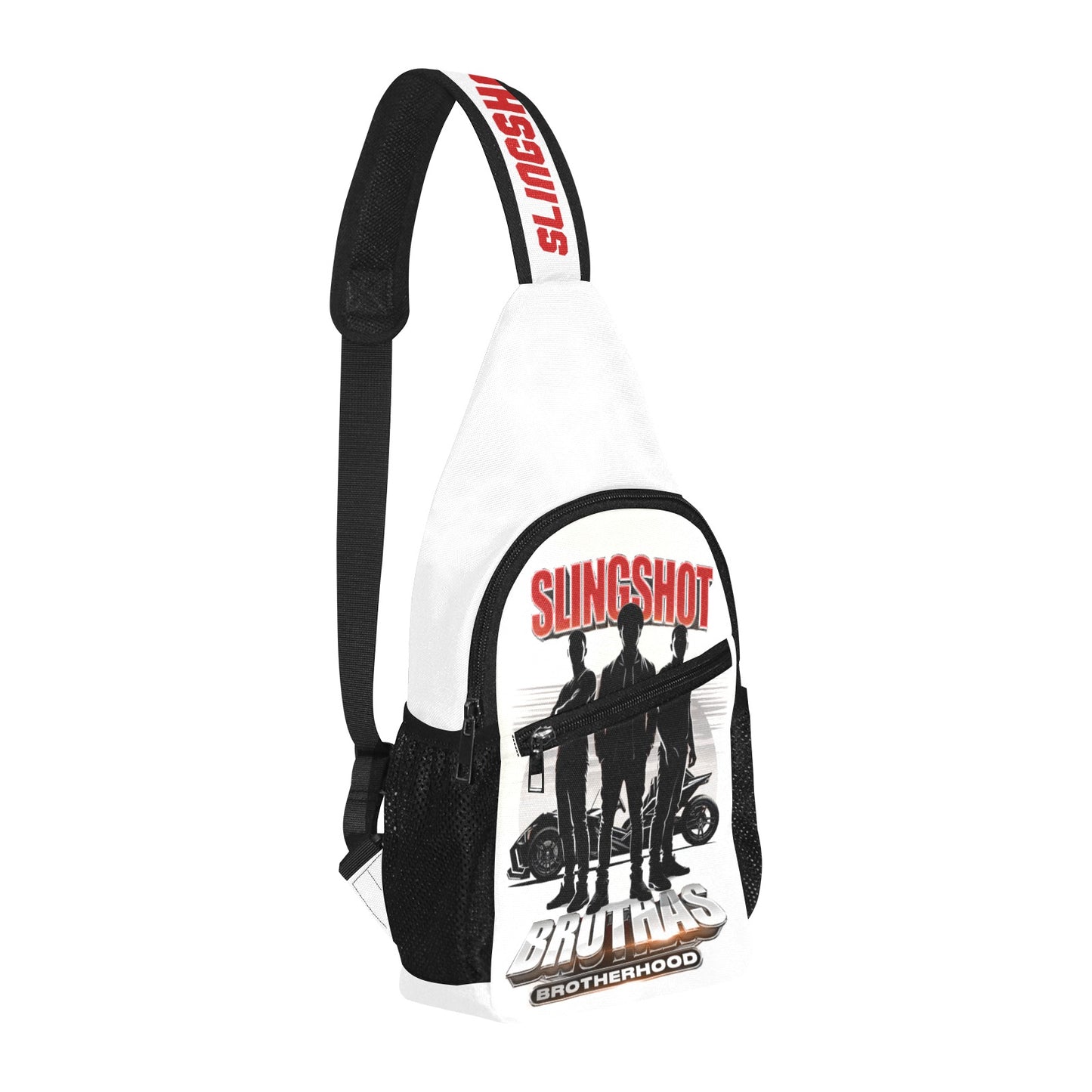 R4L Slingshot Brothas Crossbody Bag White