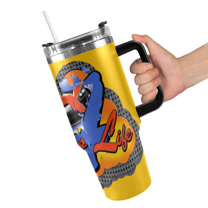 R4L 40oz Stainless Steel Stanley Mug 40oz Tumbler with Black Handle