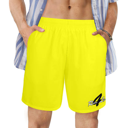 R4L Mens Casual Mid-Length Mesh Lined Summer Shorts - 7 Colors