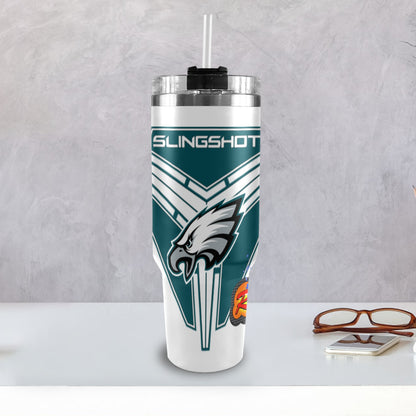 R4L EAGLES 40OZ TUMBLER 2025
