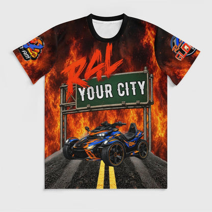 R4L Can Am Ice Silk Tee Orange Flame