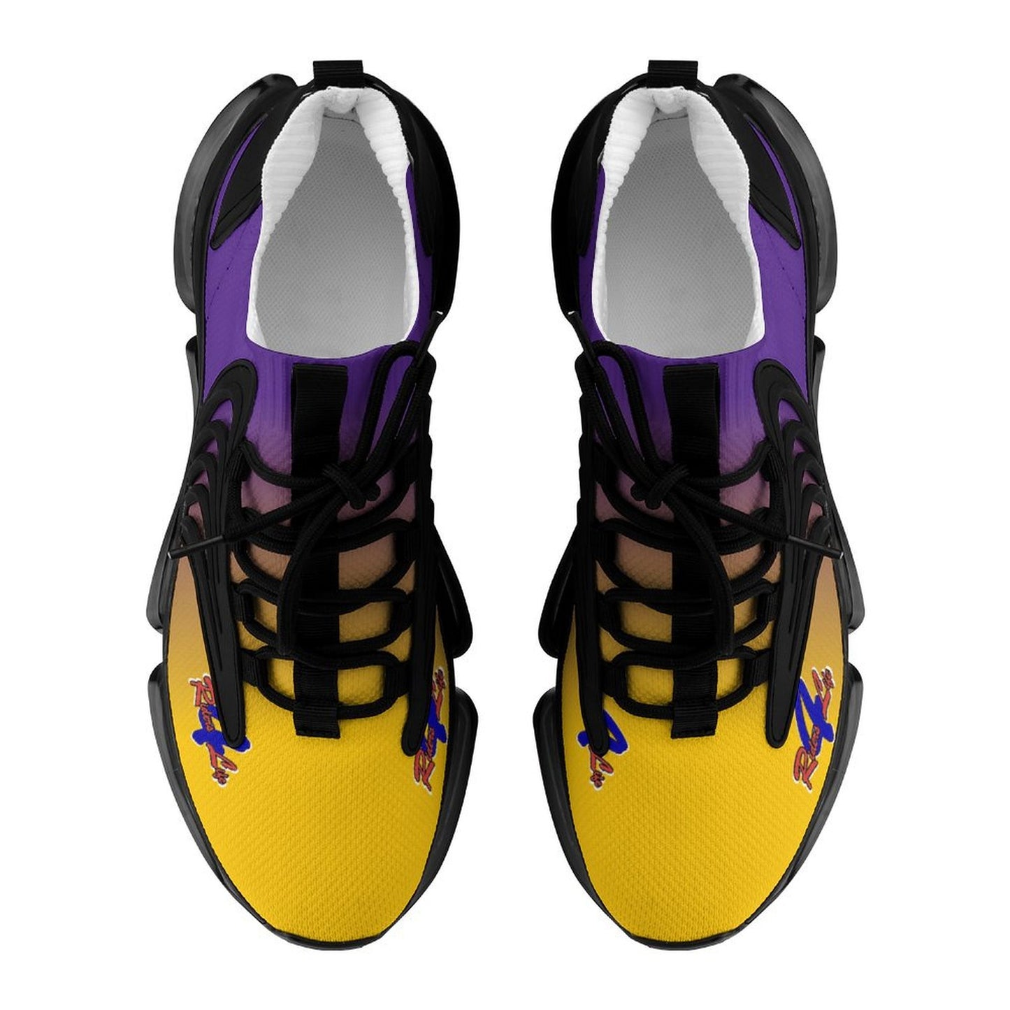 R4L Mesh Sneakers - Gold/Purple