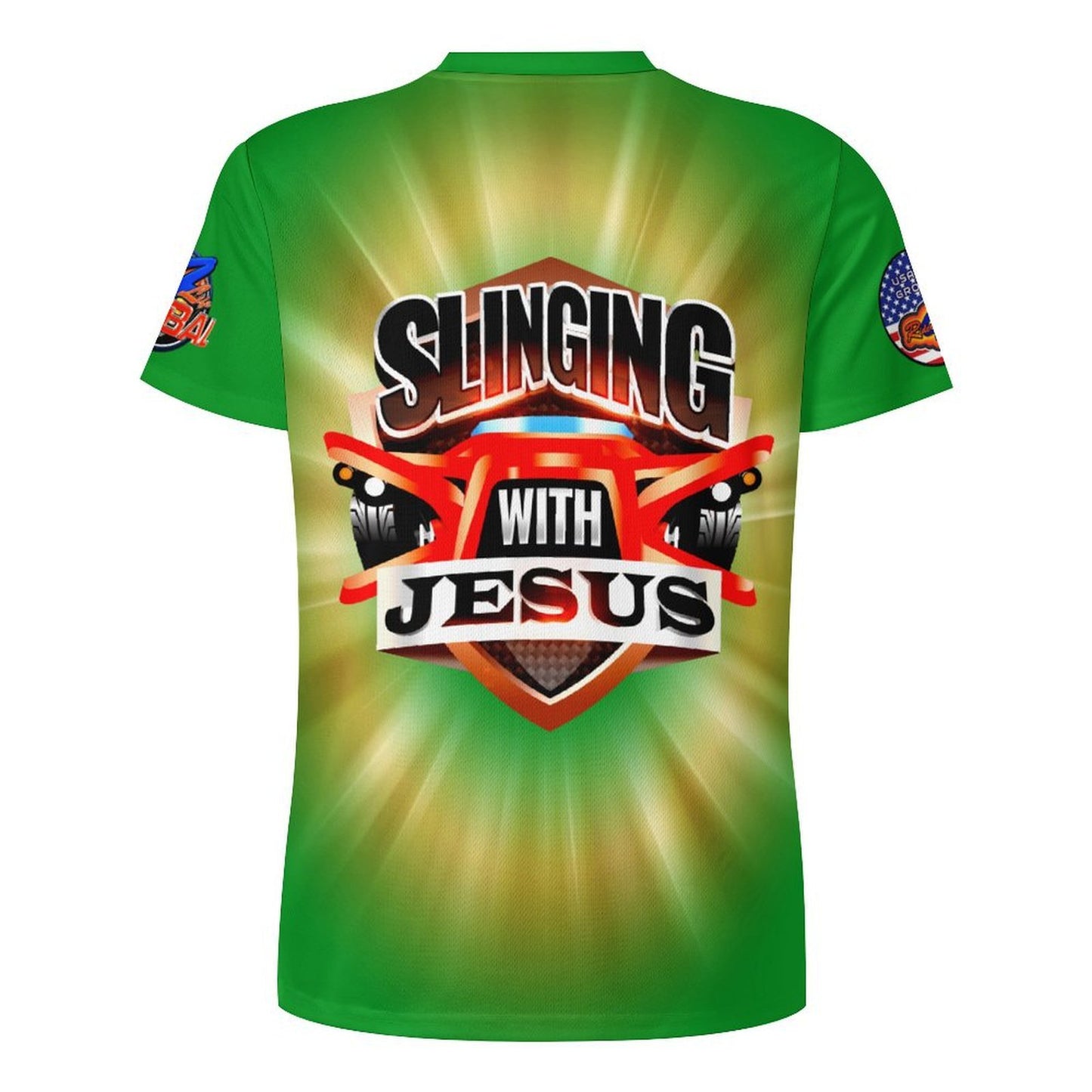 R4L Ride with Faith Ice Silk Tee - Grn