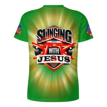 R4L Ride with Faith Ice Silk Tee - Grn