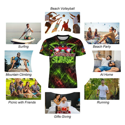 R4L Xtreme Slingz Ice Silk Tee Green
